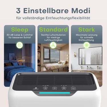 Електричний осушувач повітря CONOPU 3000 мл з автоматичним відтаванням та тихим режимом (30 дБ)