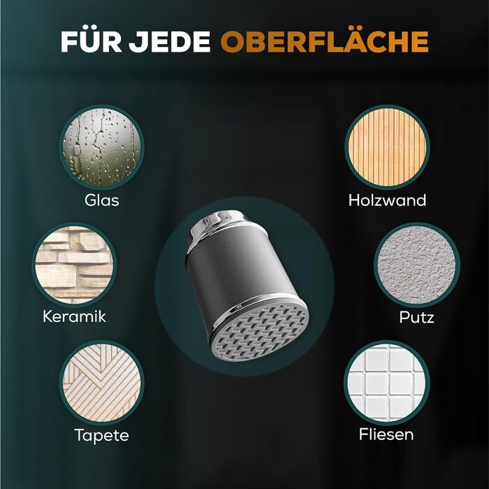 Штанга для штор 120-170см, сіра, Ø 32 мм, без свердління - для вікон, кімнат, кухні