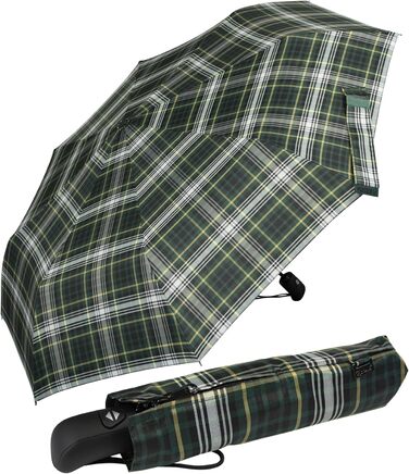 iX-brella First Class: Змінний колір при намоканні - дощовий парасолька (Квітковий принт, зелений)