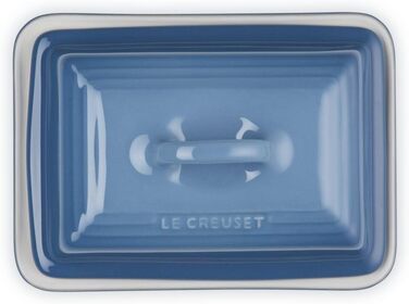 Le Creuset Stoneware Butter Dish, 900 g, 17 x 12.5 x 9 cm, Chambray, 70837174340000