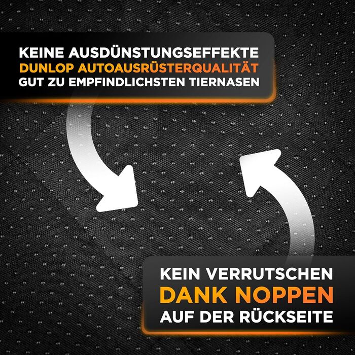 Захист для багажника Dunlop: килимок від ковзання та води для собак - зручна установка, захист краю багажника, килимок для собак, підстилка для собак, захист багажника