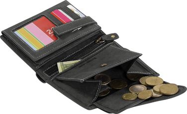 Harrys-Collection Women's Wallet in Vintage Style with Heart, Special Edition, Sizes: One Size, Colors: Cognac