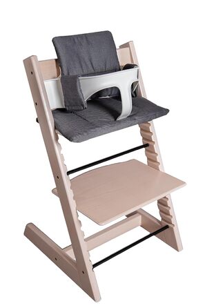 Комплект подушок для стільчика Hoppediz, 2 шт, для Stokke Tripp Trapp, 100% органічна бавовна, дизайн Lanzarote