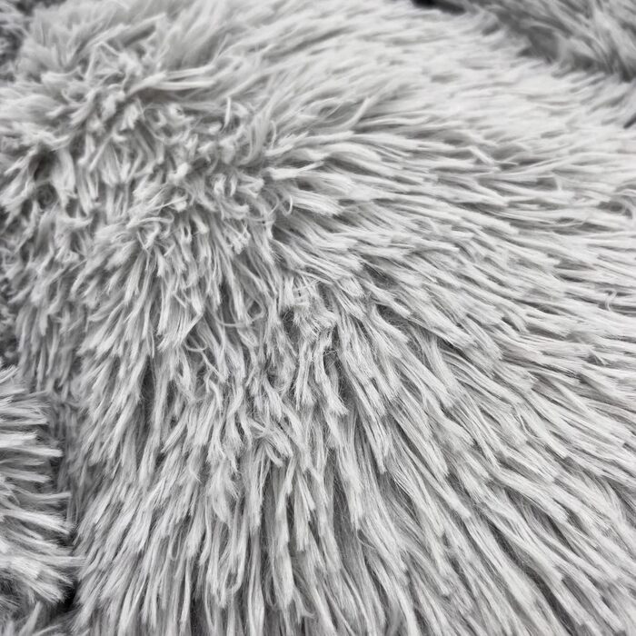 Крісло-ліжко для собак та котів Yuma Spazio, турецький, 35x50 см, міцне, анти-гризучий, м'яке сіре