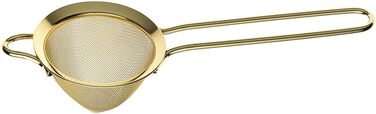 Ситечко для коктейлів Barfly M37025CP, дрібне плетіння, золото