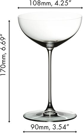 Бокали для Мартіні Riedel Veritas Coupe/Moscato 240 мл (2 шт)