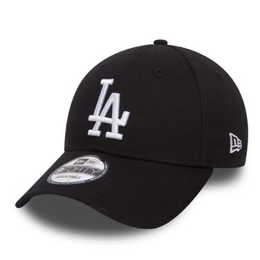 Кепка New Era 9Forty MLB Dodgers дитяча, чорна, регульована