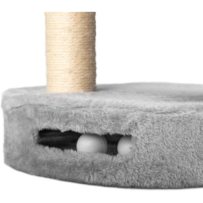 Драбина-кіготник для котів AQPET Panama, 58 см, сірий колір