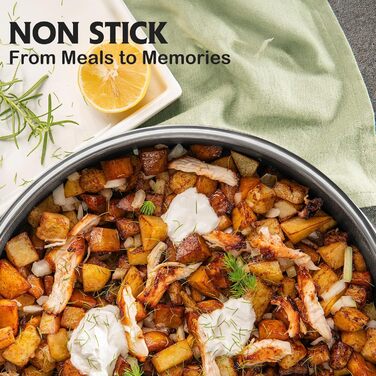 Вок з антипригарним покриттям, 32 см - нержавіюча сталь, для всіх плит, безпечний (PFOA Free)