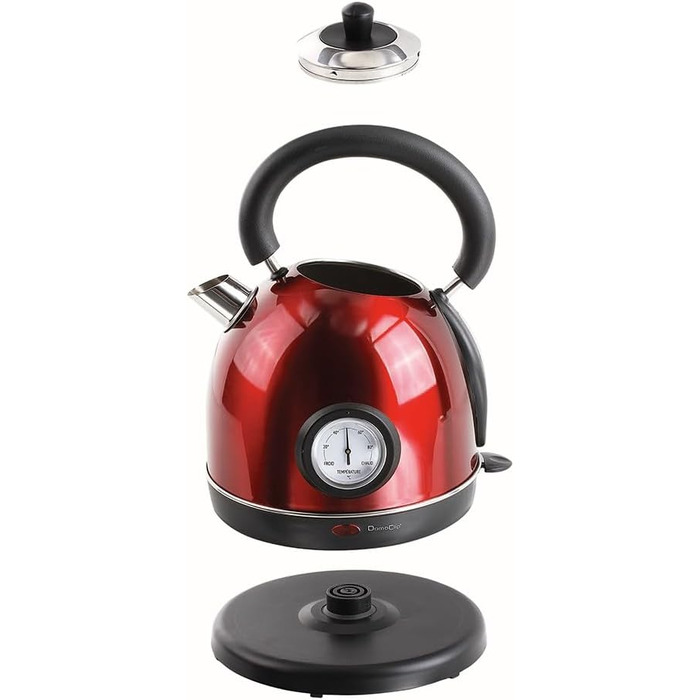 Електричний чайник 1.8л, 1800W, червоний, модель DOD157