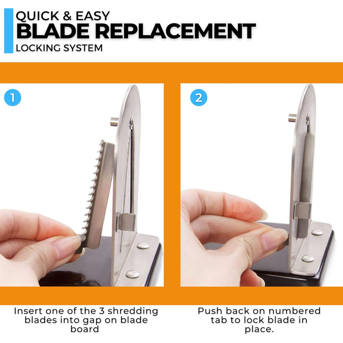 Спіральний овочевий ніж 3-х лезовий, для приготування Zoodles, з антиковзким покриттям. Розміри: 22.5 x 9 x 12.5 см