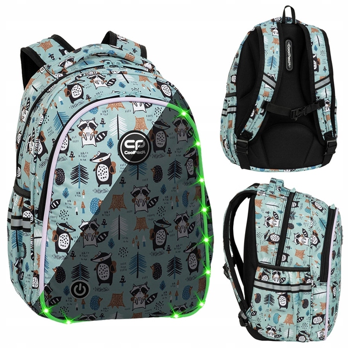 Багатовідсіковий шкільний рюкзак CoolPack, багатоколірний, 18 л