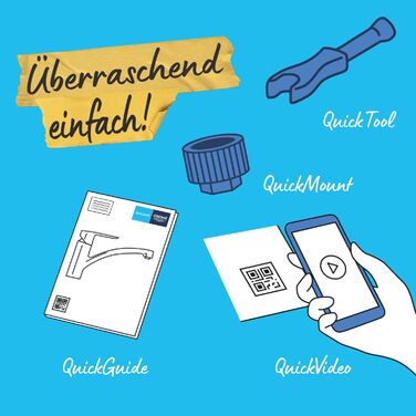 Змішувач кухонний GROHE Get з висувною лійкою, 2 режими, хром, 30361000