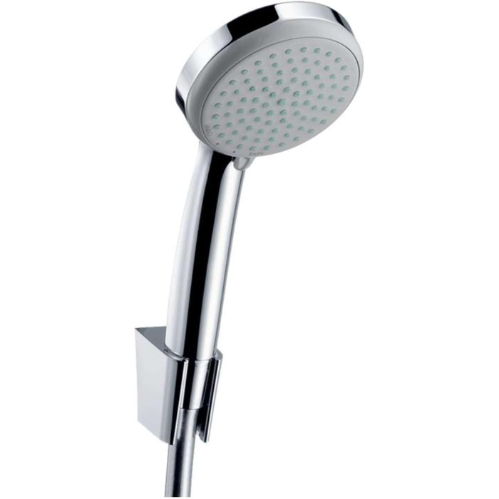 Hansgrohe Croma 100 Showerhead incl. Showerhead Holder, 4 Spray Patterns, Chrome