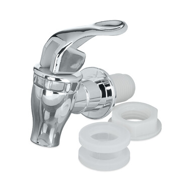 Relaxdays 2-Piece Drink Dispenser with Stand, 4L
