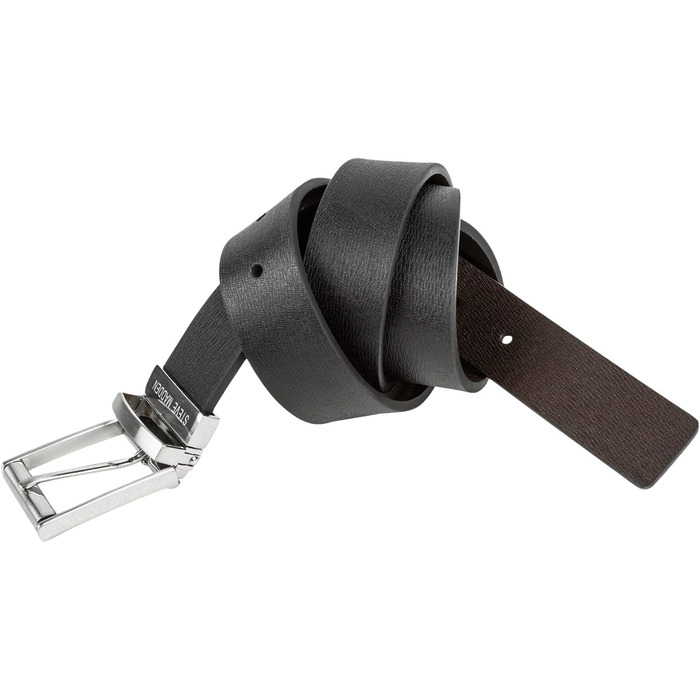 Чоловічий ремінь Steve Madden 32 мм з сафіанової шкіри, реверсивний