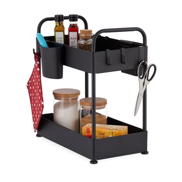 Relaxdays Under Sink Shelf with 2 Shelves