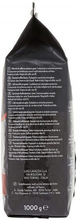 Кава в зернах Lavazza Espresso Barista Gran Crema, інтенсивність 9/10, середній обсмал, 1 кг (набір 2 упаковки)