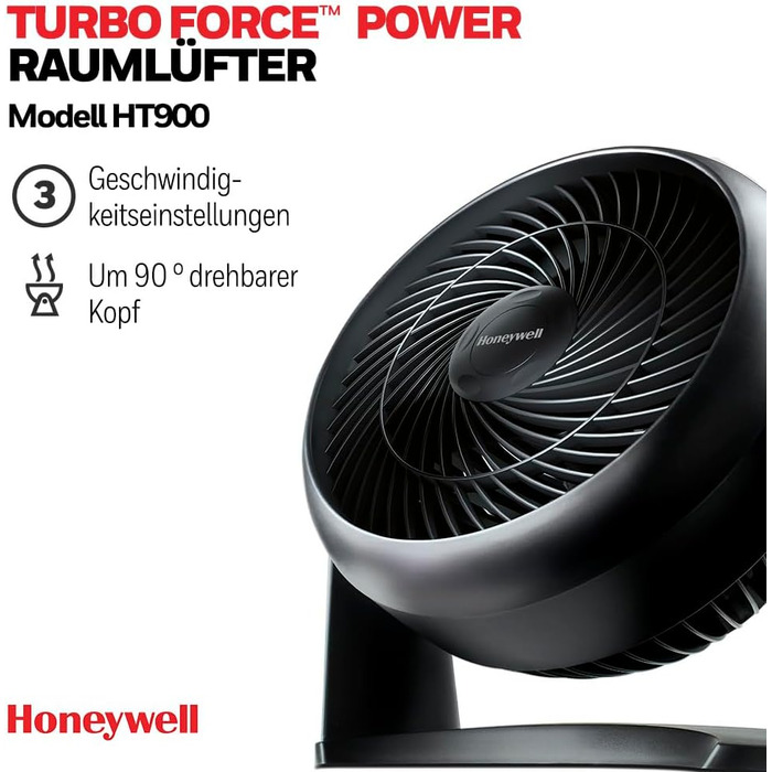 Настільний вентилятор Honeywell HT900E4, 40 Вт