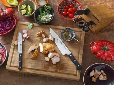 Кухонний ніж для овочів та м'яса ZWILLING Gourmet, нержавіюча сталь, 20 см, Made in Germany