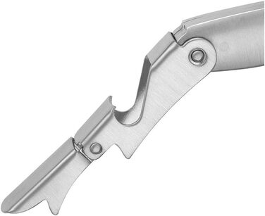 ZWILLING Sommelier Waiter's Knife, with 3-in-1 Function: Corkscrew, Foil Cutter, and Bottle Opener, Stainless Steel
