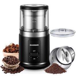 Електрична кавомолка SHARDOR з ємністю 75г, для кави, спецій, зерна та горіхів