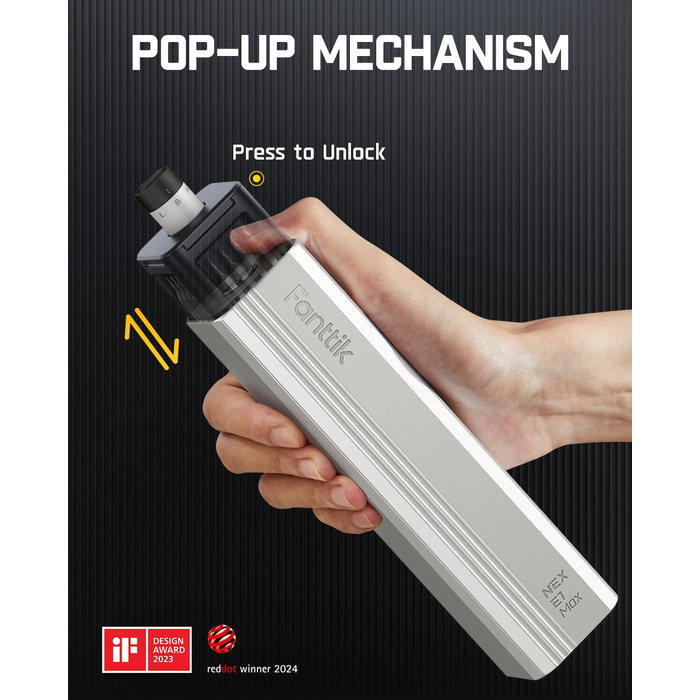 Fanttik E1 MAX: Набір прецизійних викруток 50 в 1 з акумулятором, 2 швидкості, для ремонту iPhone, ноутбуків, окулярів