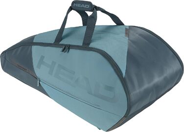 HEAD Tour Racquet Bag - Schwarz/Weiß (Cyan/Blau) - Tennis Bag for Players