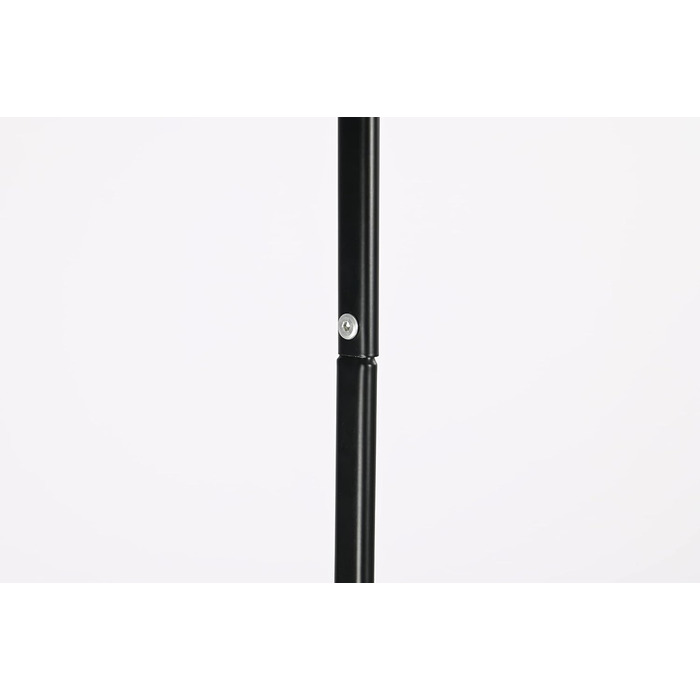 Metal Clothes Rack with 2 Shelves and Clothes Rod on Wheels, Wardrobe Stand for Bedroom, Living Room, Hallway at Home and the Office (White/Black)