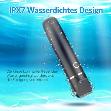 Набір для стрижки собак та котів 2-в-1 Brifit, триммер для лап, тиха, водонепроникна IPX7, професійна стрижка тіла, лап, очей, вух, обличчя, білий (чорний)