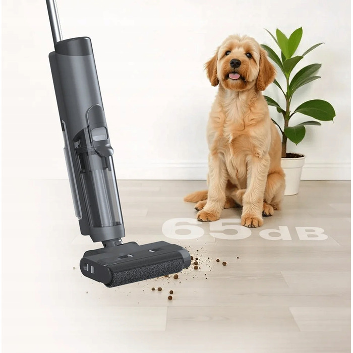 Вертикальний бездротовий пилосос-мийник RoboJet Washer 2, чорний