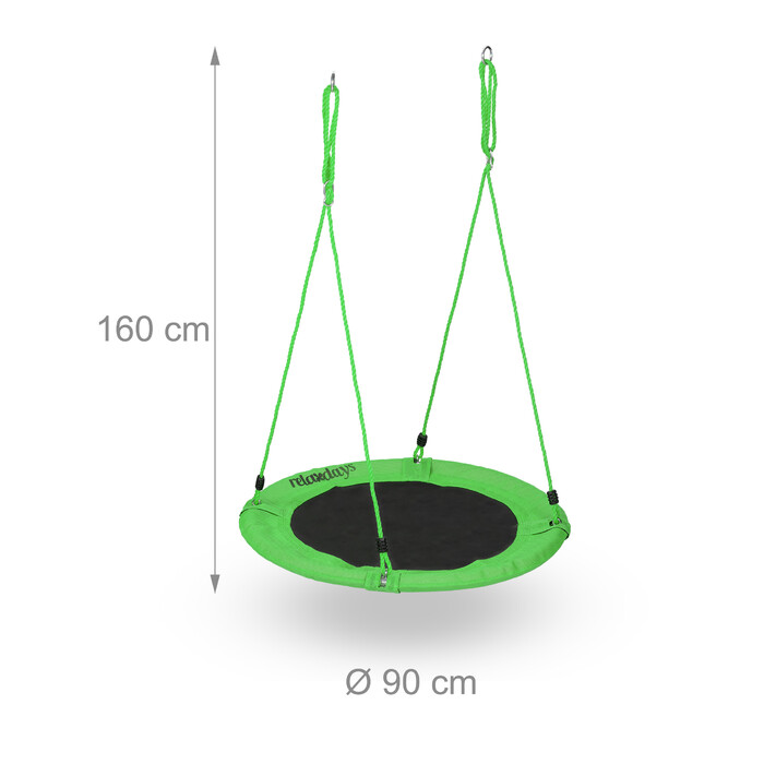 Relaxdays Round Hanging Chair 90 cm