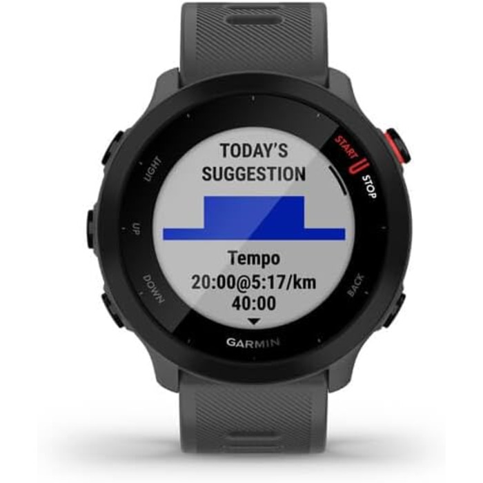 Garmin Forerunner 55 Monterra Grey - GPS-годинник для бігу та фітнесу, 010-02562-13