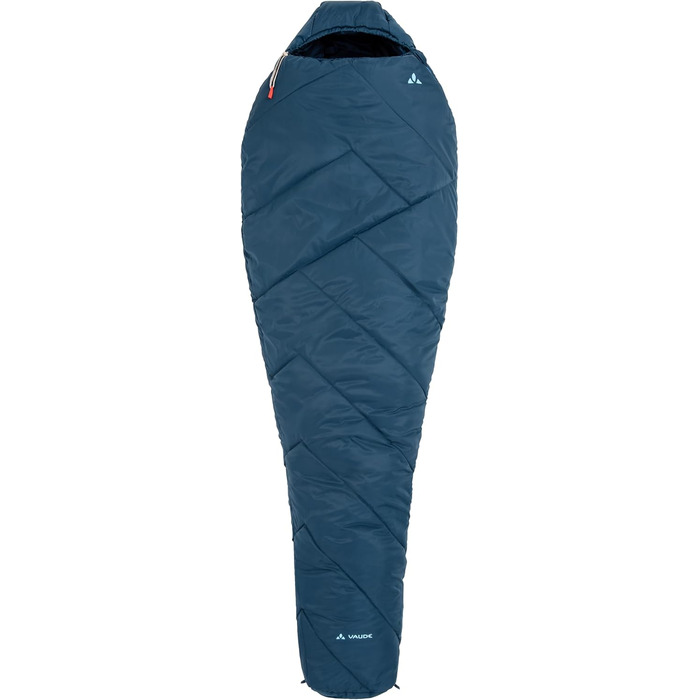 Спальний мішок VAUDE Sioux 800 II, блакитний, 2-8°C, для 3 сезонів, 220x80 см, синтетика, для кемпінгу