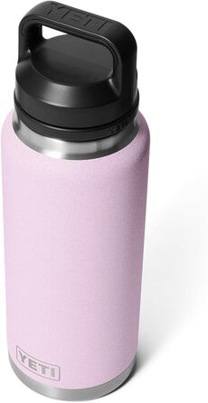 Термос-пляшка YETI Rambler 1 л, вакуумна ізоляція, нержавіюча сталь, герметична кришка з поїльником (Cherry Blossom - Структурована)