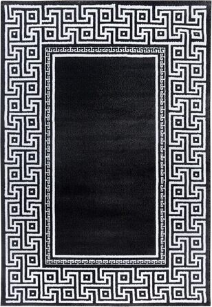 Килим для вітальні HomebyHome 120x170 см прямокутний чорно-сірий з коротким ворсом, дизайн з дерева. Підходить для спальні, їдальні, кухні. М'який, пухнастий, легко миється.