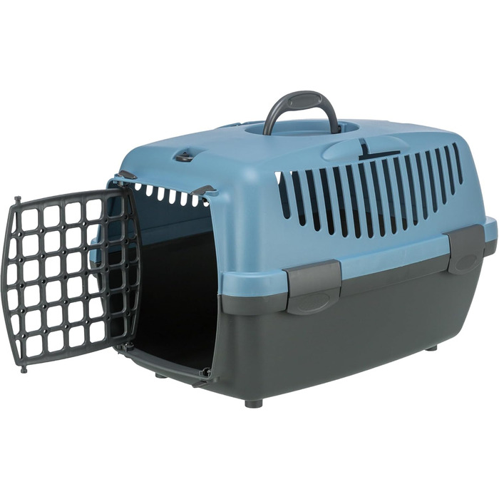 Транспортний бокс Trixie Capri 1, XS: 32x31x48 см, темно-сірий/світло-сірий (темно-сірий/пастельно-блакитний)