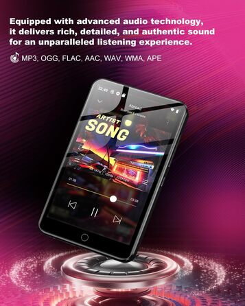 MP3 плеєр 80GB з Bluetooth та WiFi, 4.0