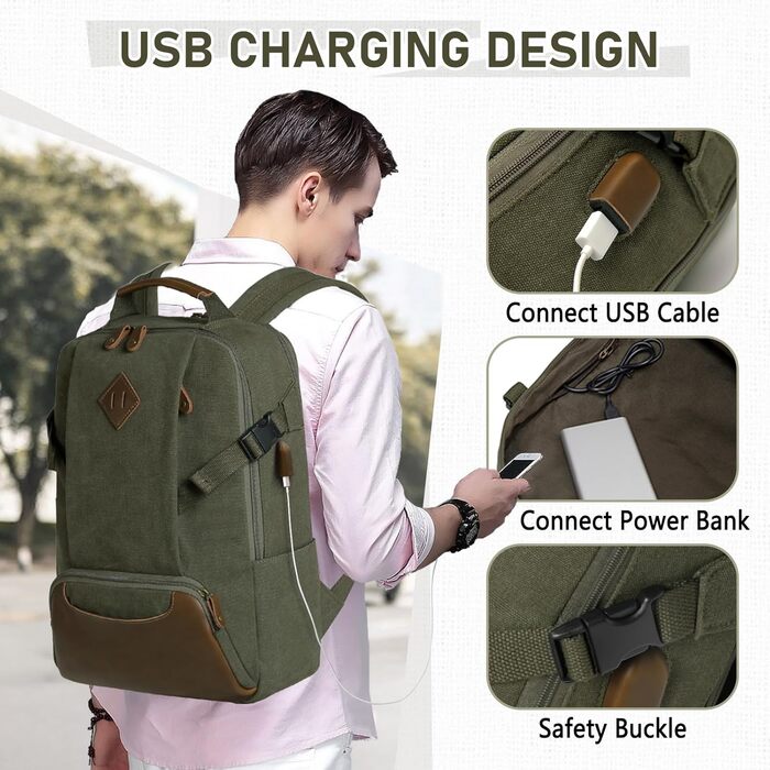 Чоловічий рюкзак для ноутбука 15.6