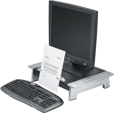 Підставка для ноутбука та монітора Fellowes Office Suites, регульована, чорна