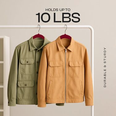 Плечики для одягу Utopia Home з оксамиту - антиковзаючі, міцні (20 шт.)