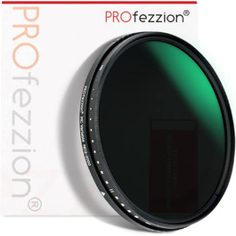 Фільтр ND Graufilter Variable 72mm PROfezzion: регульована щільність ND2-ND2000 для Sigma, Nikon, Fujifilm