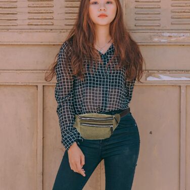 Набір поясних сумок VALICLUD (2 шт.) - поясна, наплічна сумка для жінок та дівчат, зелена