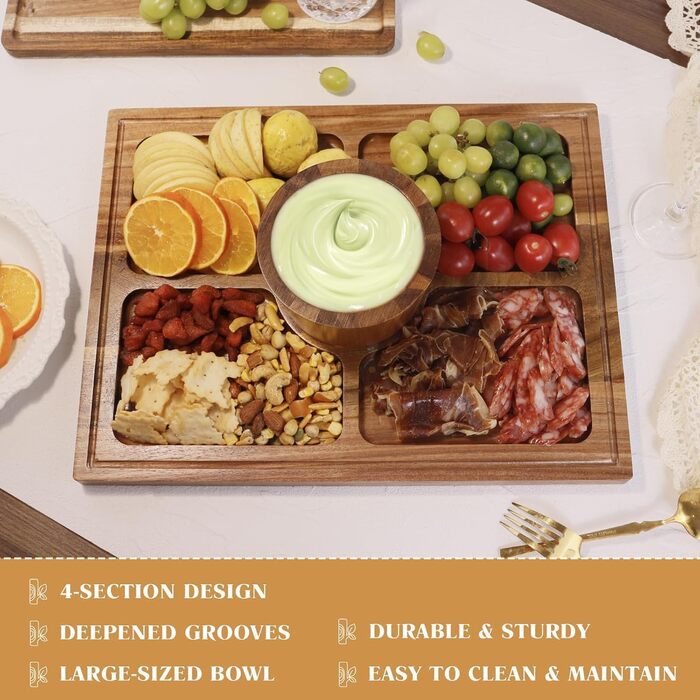 Дерев'яна тортильня Tel Charme з кришкою, 30 см, поворотна, для випічки та декорування