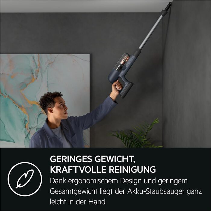 Бездротовий пилосос AEG Hygienic 7000: потужний, легкий, для алергіків, 40 хв роботи, 120 м², 5-ступенева фільтрація, для всіх поверхонь, автоматичний режим, з аксесуарами (2023)