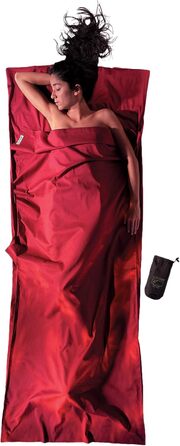 Кокон-спальний мішок Cocoon Leichter Reiseschlafsack Monk's Red для подорожей, легкий, червоний