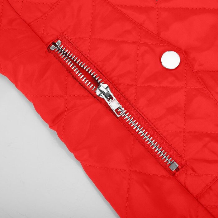 Жіночий теплий жилет з капюшоном, легкий, з пуховим наповнювачем, водонепроникний, вітрозахисний, з кишенями, червоний, розмір M