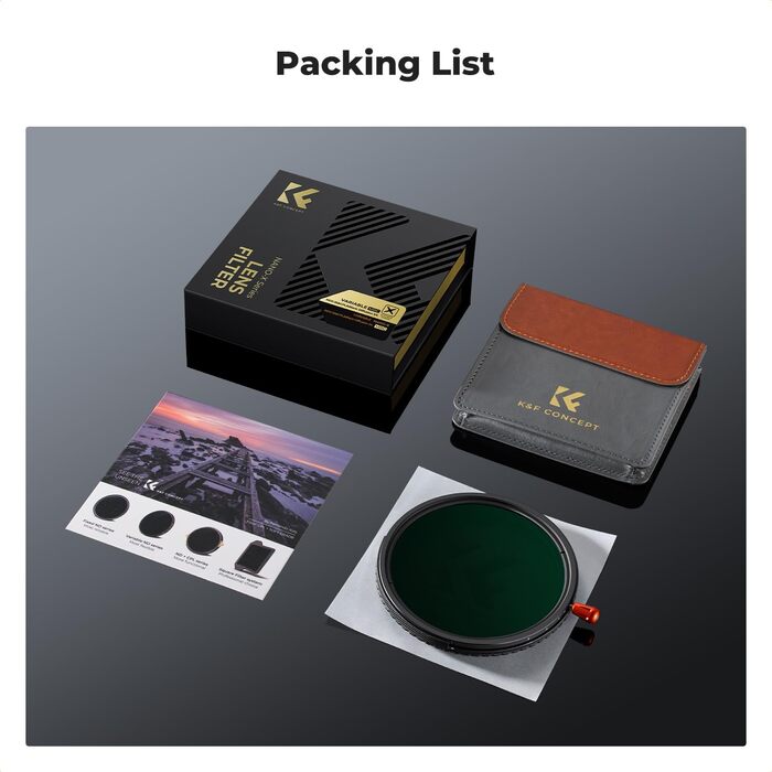 Фільтр K&F Concept 95mm 3-в-1: ND2-32, CPL, Black Mist (Nano Xcel)