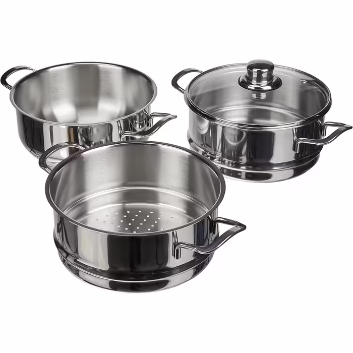 Excelsa Steamer, Stainless Steel, 4-Piece