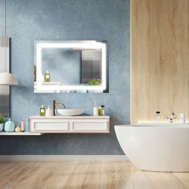 Настінне дзеркало Home & Decor Group 800 x 600 мм з LED-підсвіткою